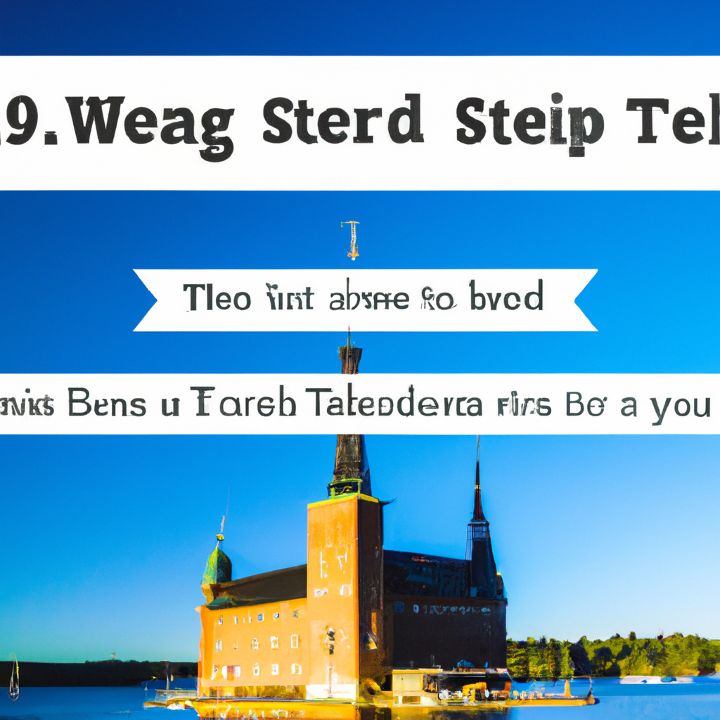 Få det bedste ud af din rejse til Sverige - 10 top tips
